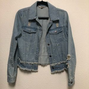 BB Dakota Demin Jacket with pearl details